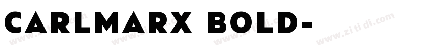 CarlMarx Bold字体转换